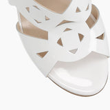 Laser Cut Heeled Sandals