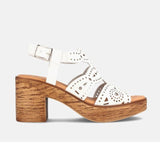 White Memory Foam Sandals