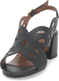 Laser Cut Heeled Sandals