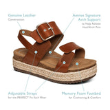 Platform Arch Support Sandals