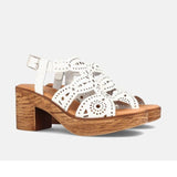 White Memory Foam Sandals
