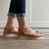 Multicolored Memory Foam Sandals
