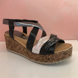 Platform Memory Foam Sandals - Tiramisu Shoes