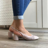 Amalfi Slingback  Narrow Sandal - Tiramisu Shoes