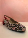 Multicolour leather slingbacks - Tiramisu Shoes