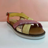 Flat Multicolored Sandals