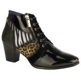 Patent Leather Ankle Boots