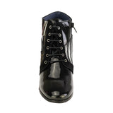 Patent Leather Ankle Boots