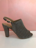 Taupe Suede Sandals - Tiramisu Shoes