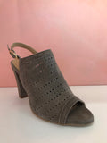 Taupe Suede Sandals - Tiramisu Shoes