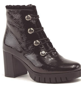 Platform Patent Leather Boots