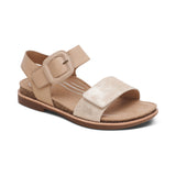 Aetrex Flat Sandals - Tiramisu Shoes