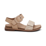 Aetrex Flat Sandals - Tiramisu Shoes