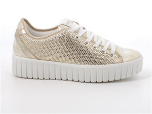 Laminated Leather Sneakers