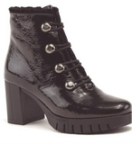 Platform Patent Leather Boots