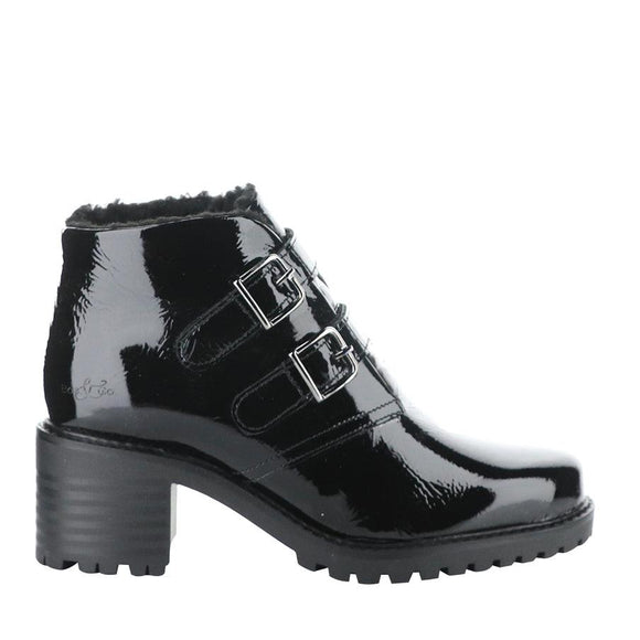 Patent Leather Water Proof Ankle Boots