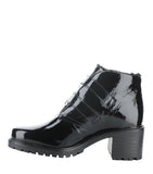 Patent Leather Water Proof Ankle Boots