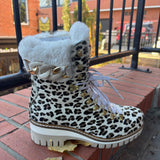 Luxury Leopard Ankle Boots