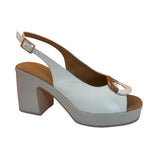 White Platform Sandals - Tiramisu Shoes