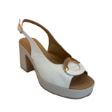 White Platform Sandals - Tiramisu Shoes