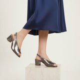 Elegant Block Heel Sandals - Tiramisu Shoes