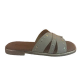 Leather Flat Slip On - Tiramisu Shoes