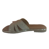 Leather Flat Slip On - Tiramisu Shoes