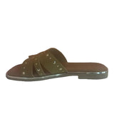 Leather Flat Slip On - Tiramisu Shoes