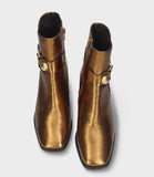 Gold Ankle Boots