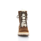 Brown Water Proof Merino Wool Ankle Boots