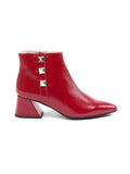 Red Ankle Boots