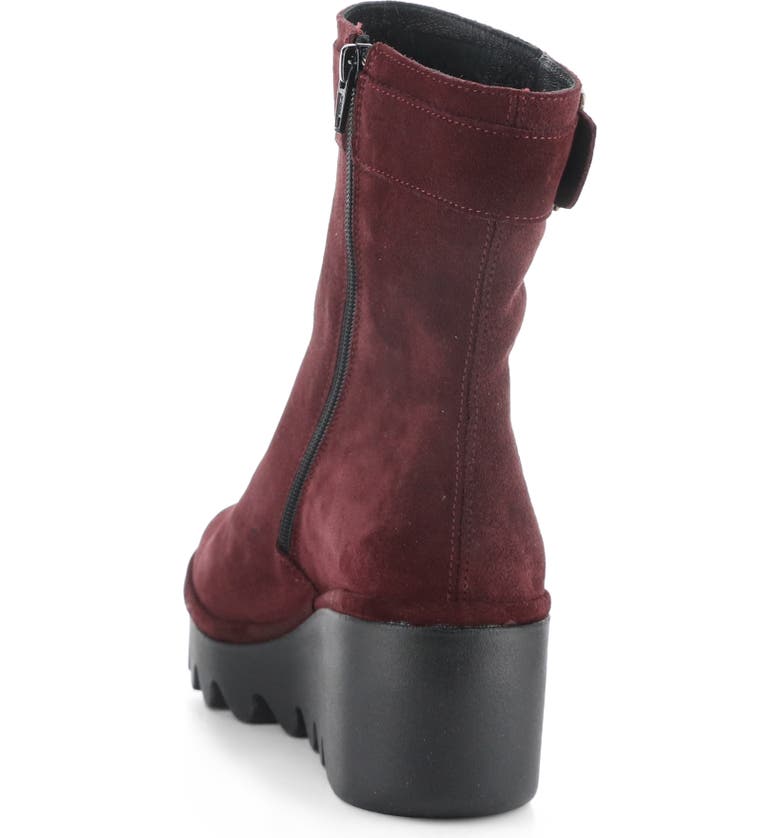 Burgundy fly clearance boots