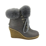 Wedge Shearling Boots