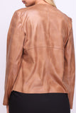 Vegan Leather Cozy Jacket