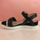 Flat Leather Sandals - Tiramisu Shoes