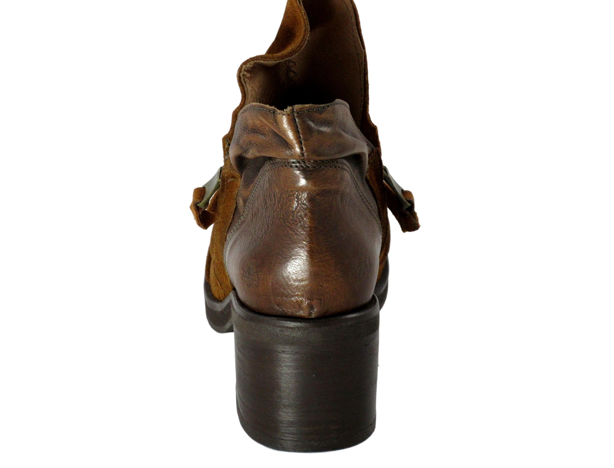 Divine Follie Leather Ankle Boot Tiramisu Shoes