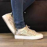 Champagne Sneakers - Tiramisu Shoes