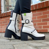 Off-White Mid Calf Fly London Boots