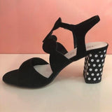 Black suede Sandal - Tiramisu Shoes