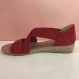 Flat Suede Sandals - Tiramisu Shoes