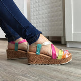 Platform Memory Foam Sandals - Tiramisu Shoes