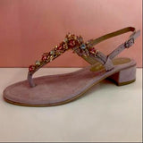 Swarovski Sandals in two styles - Tiramisu Shoes