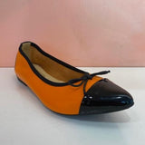 Orange Ballerina Shoes