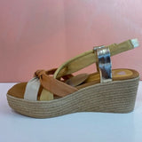 Multicolor Wedge Sandals