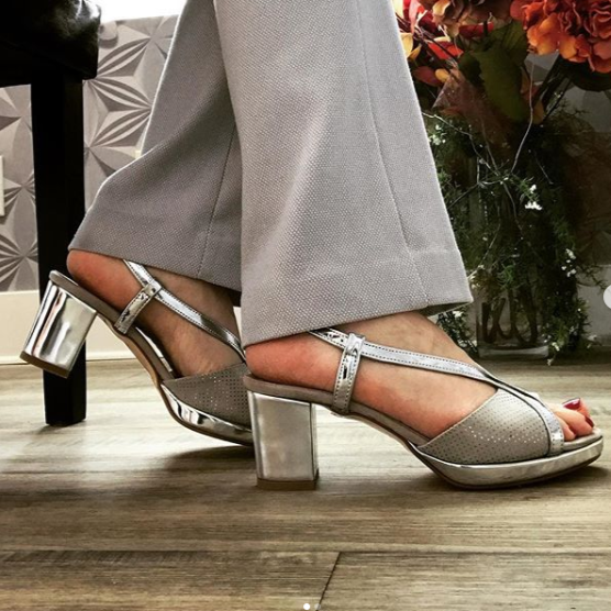 Silver Chanel - Tiramisu Shoes